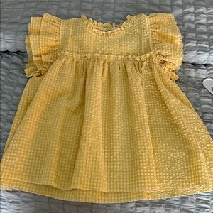 Yellow Gingham women’s top
